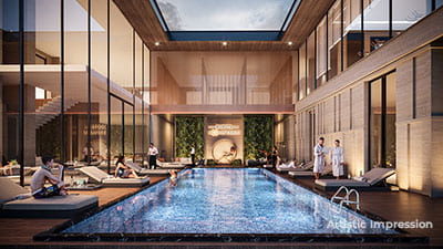 Root Developers Courtyard 2 Club Pool Cam